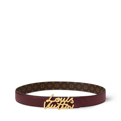 Cintura LV Script 30 mm