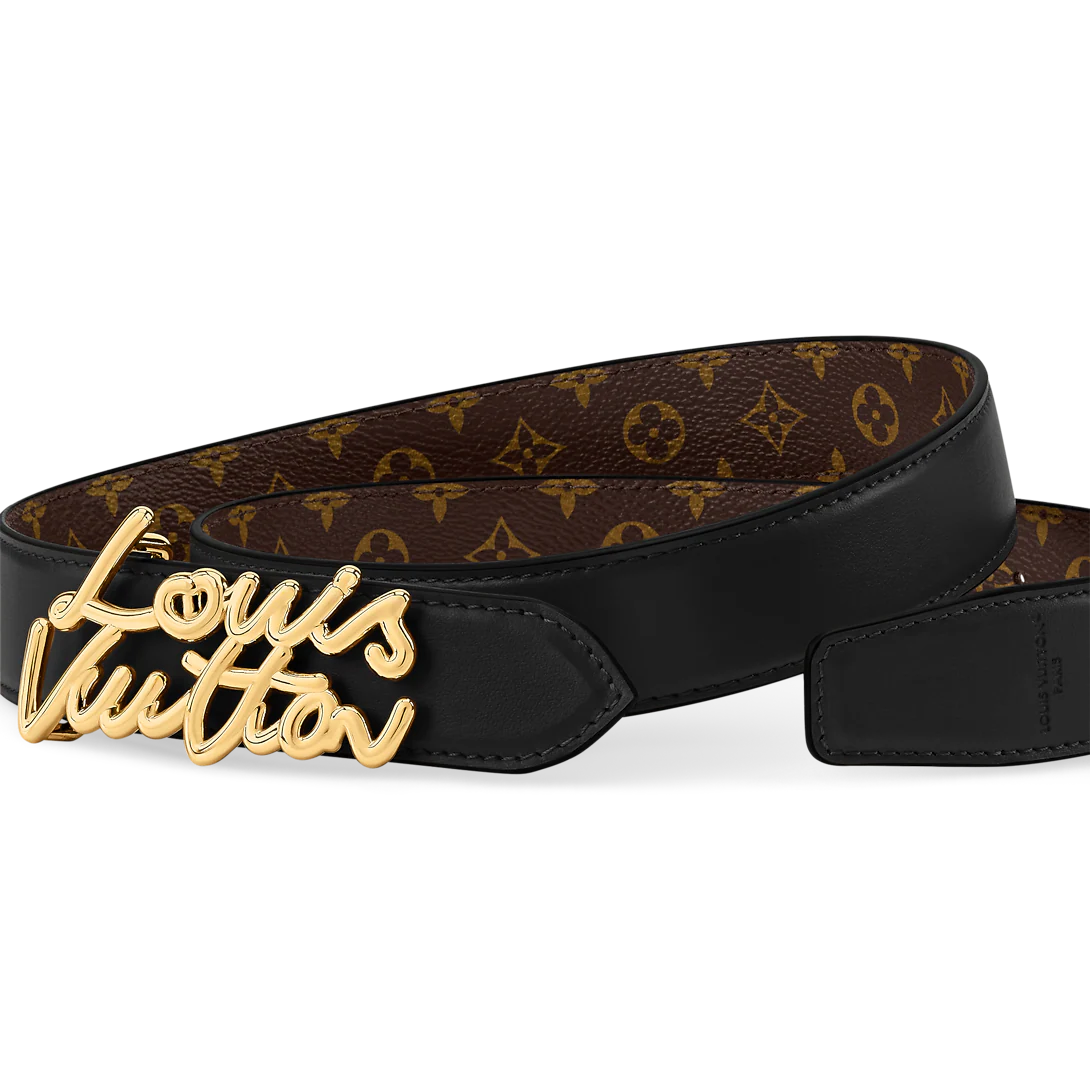 Cintura LV Script 30 mm