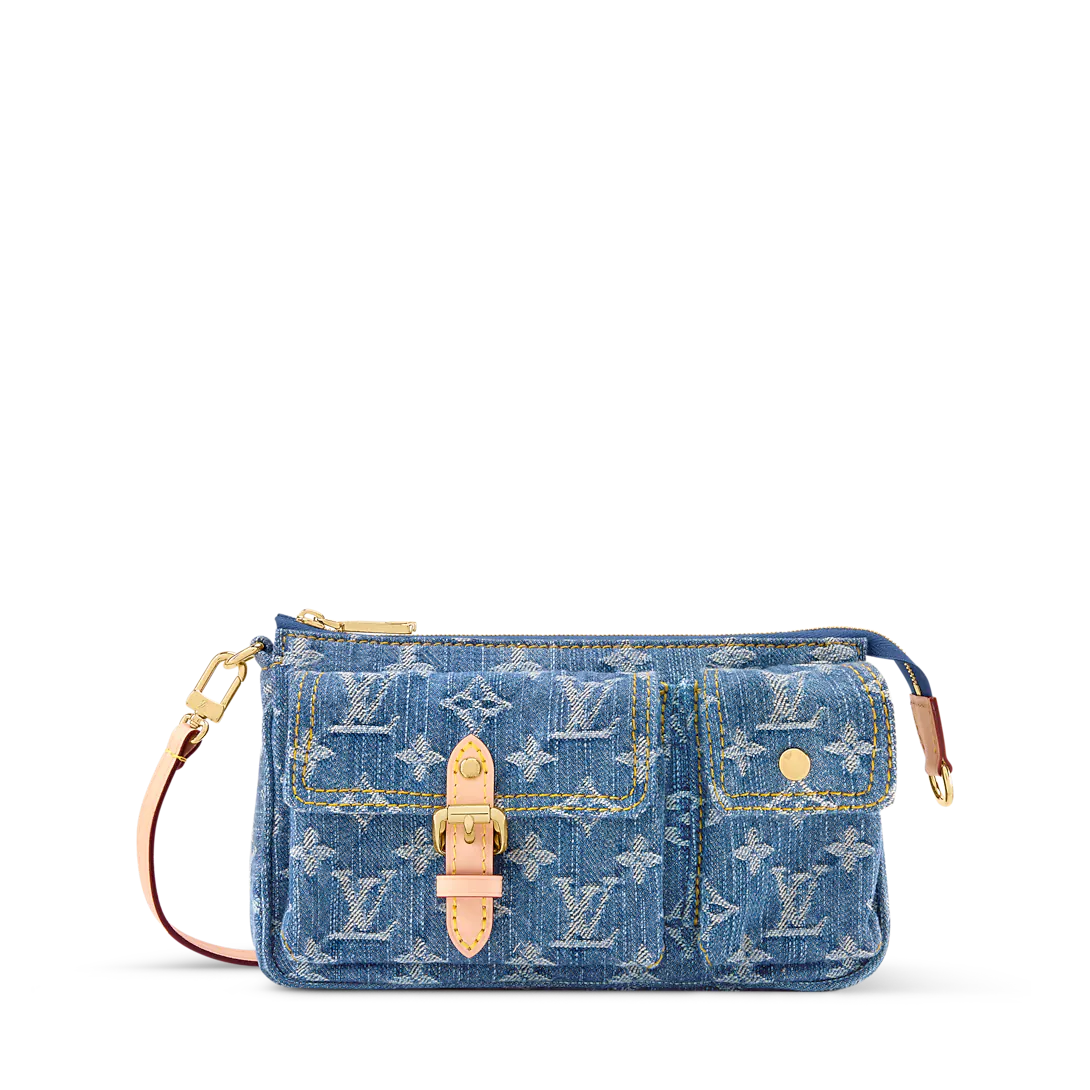 Pochette Accessoires Denim Cargo