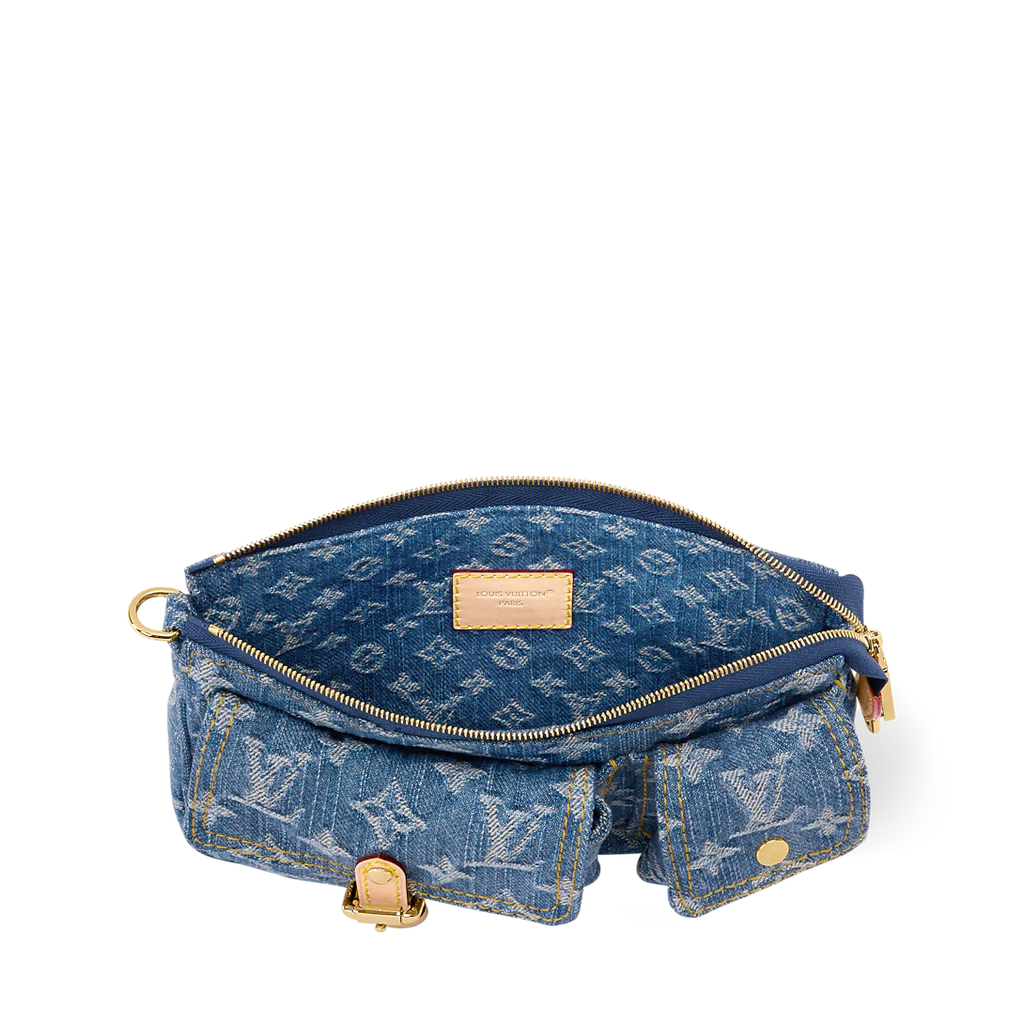 Pochette Accessoires Denim Cargo