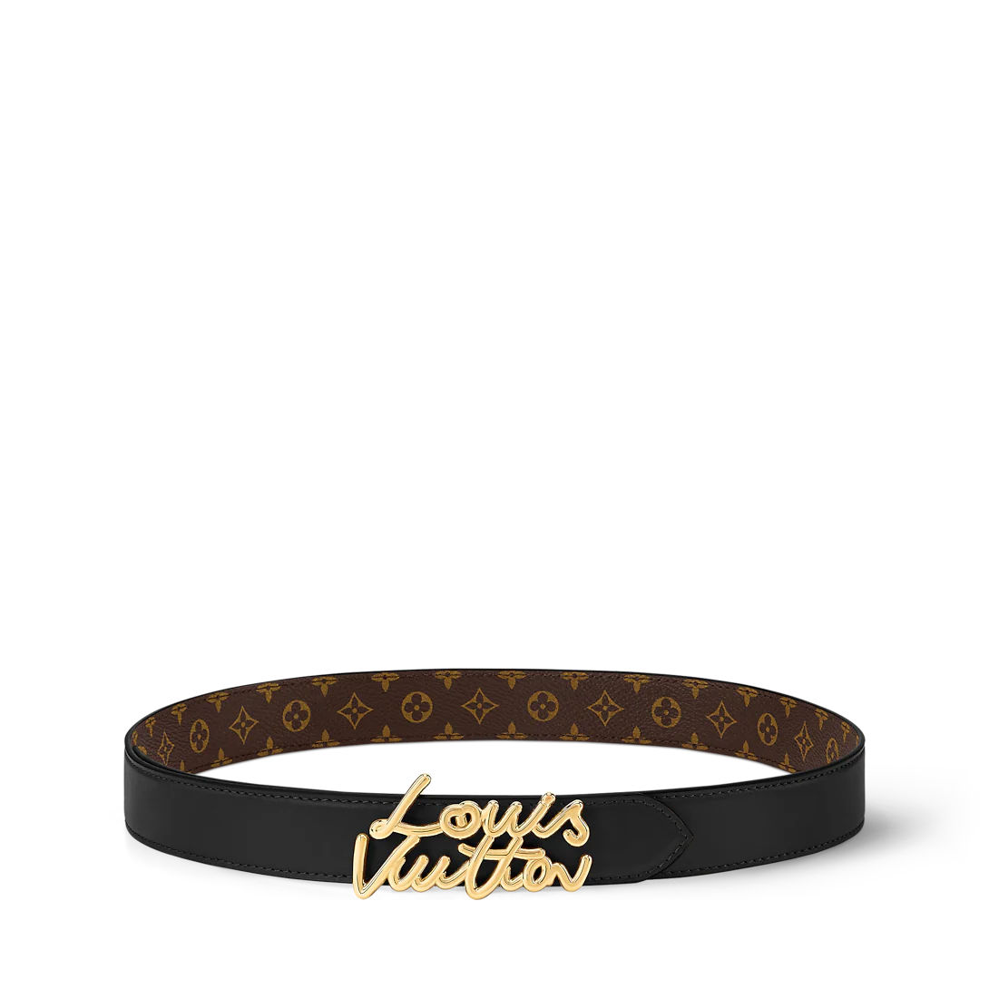 Cintura LV Script 30 mm
