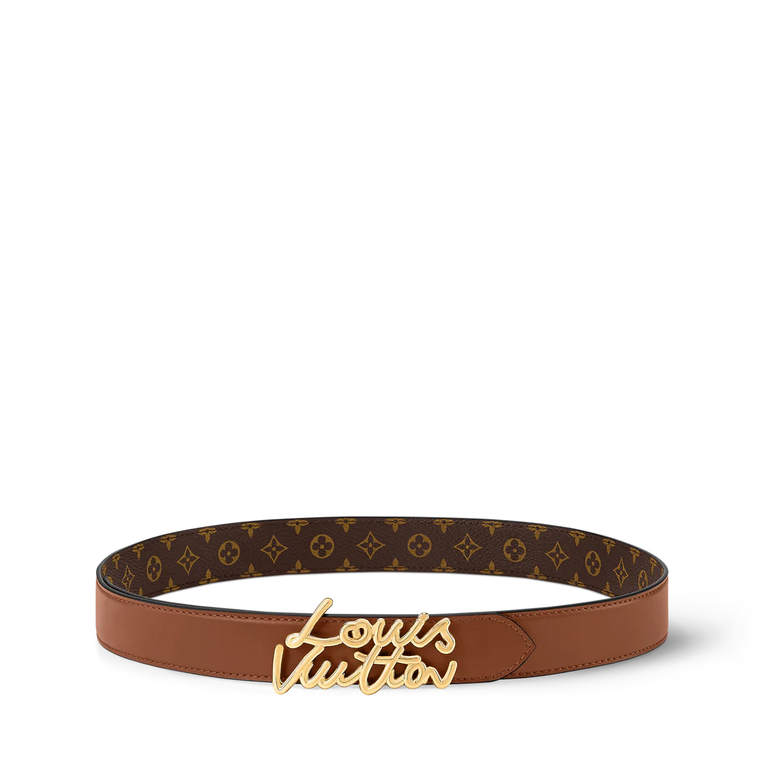 Cintura LV Script 30 mm